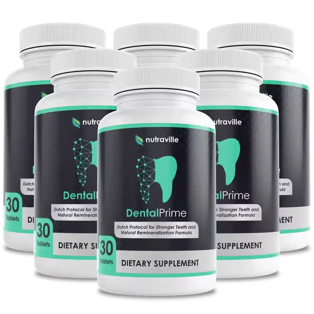 DentalPrime 6-Bottle Best Value Supply – Dutch Protocol Natural Remineralization Formula